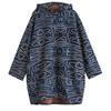 Long Sleeve Plus Size Cotton Hooded Vintage Floral New In Dresses for Women Casual Loose Mini Spring Autumn Winter Dress
