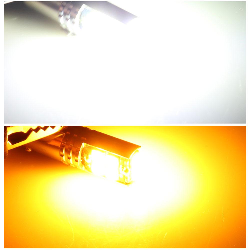 2 Stück BA9S BAX9S BAY9S LED-Lampen 3030 Chip 10SMD T4W H6W Auto Innenraum Lese-Deckenleuchten Kennzeichenbeleuchtung Auto-Parkleuchten