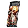 Natural Trees in Mountain Ranges Cover Phone Case For Samsung Galaxy Z Flip 7 6 5 4 3 5G Flip7 Flip6 Flip5 Flip4 Flip3 Black Fun