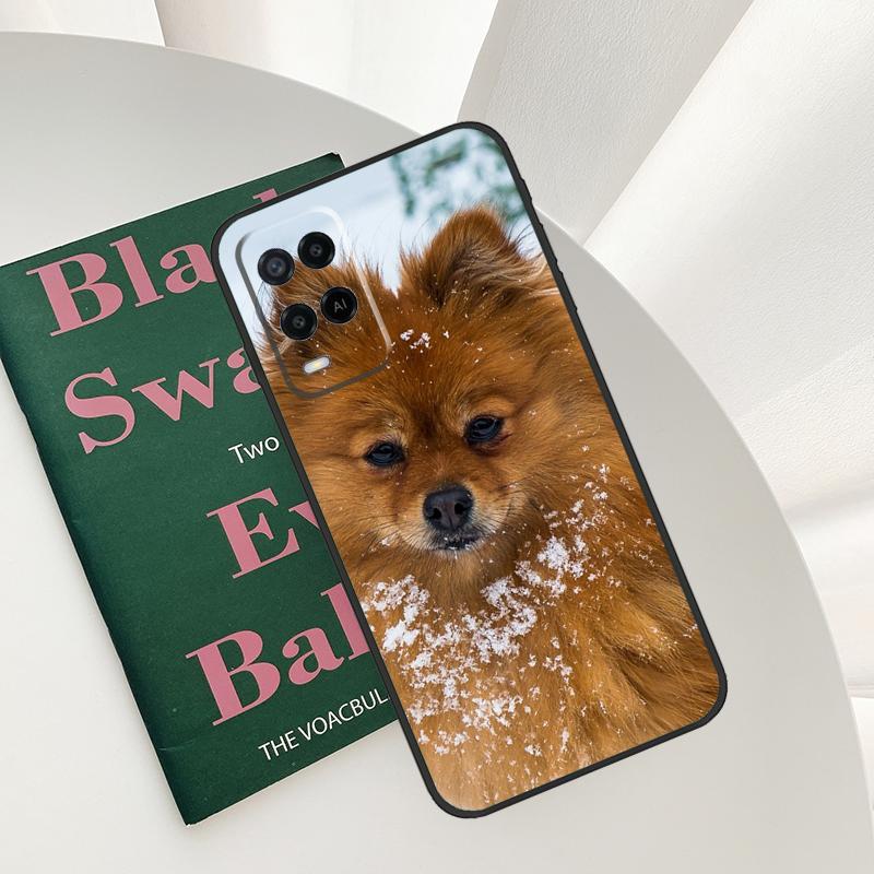 Pomeranian Dog Case For Oppo A96 A76 A16 A15 A17 A52 A72 A54S A57S A58 A78 A98 A57 A77 A54 A74 A94 Cover