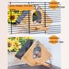 Acrylic Bird Breeding Box Transparent Bird Hanging Nest  for Parrots Parakeet Budgerigar