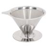 Pour Over Coffee Dripper 304 Stainless Steel Slow Drip Coffee Filter Reusable Coffee Maker Accessory