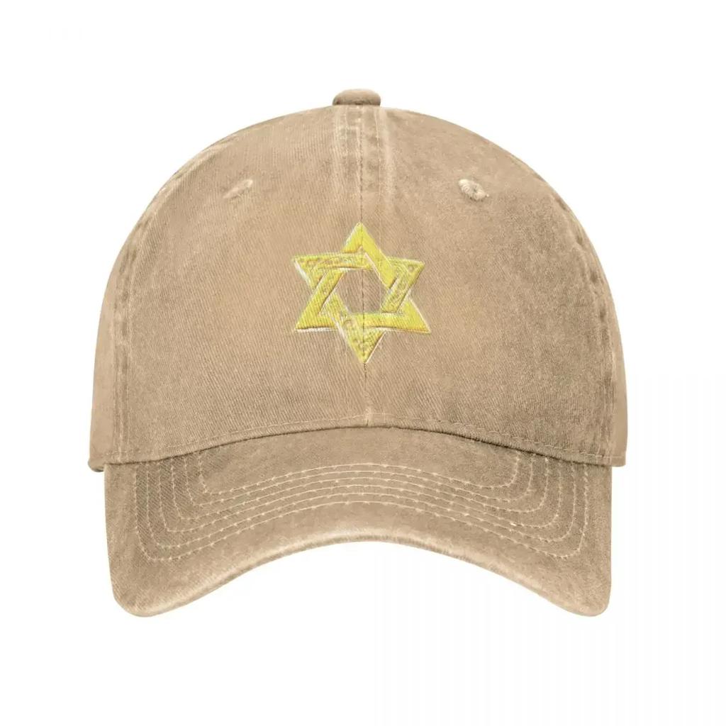Star Of David Judaism Jewish And Symbol Casual Baseball Cap Adjustable Snapback Hats For Women Unisex Sunscreen Hat