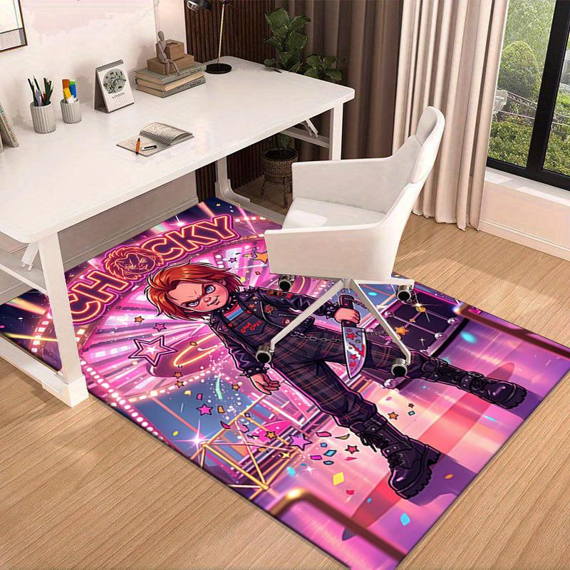 Chucky's Halloween Horror Carpet, Chair Rug,Rug for Office Bedroom living rooms, Doormat decor Fan Gift Christmas Gift