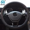 DERMAY 7Colors 39/40CM Car Steering Wheel Cover PU Leather Size L for Outer Diameter Of Steering Wheel 39-40cm Free Shipping