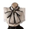 Completo due pezzi: Top in chiffon giapponese con maniche a tromba e gonna estiva attillata