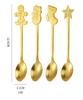 4PC New Year Spoon Fork Christmas Decorations Home Christmas Gifts Christmas Tableware Decorations Children's Gifts