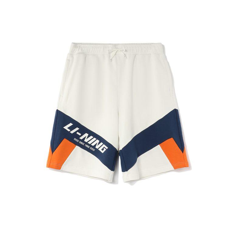 Li Ning Casual Shorts Men's Ivory AKSR569-1