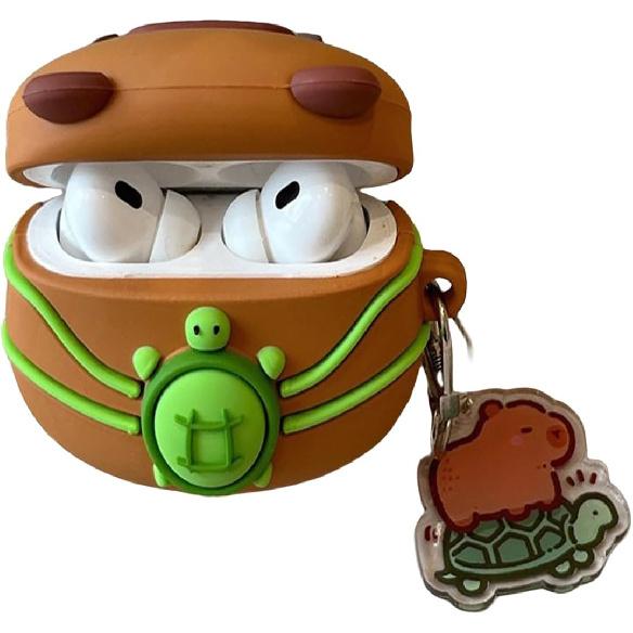 Cute Kawaii Case for AirPods 4, Case Cover Compatible with AirPod 4th Generation 2024, Funny Panda Shockproof Protective Earbuds Cover for Air pods 4