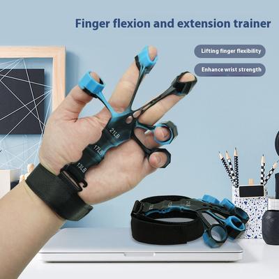 Nuevo Entrenador de Venas de Silicona Banda Elástica de Fitness para Adultos Tirador de Cinco Dedos Entrenador de Dedos de Silicona