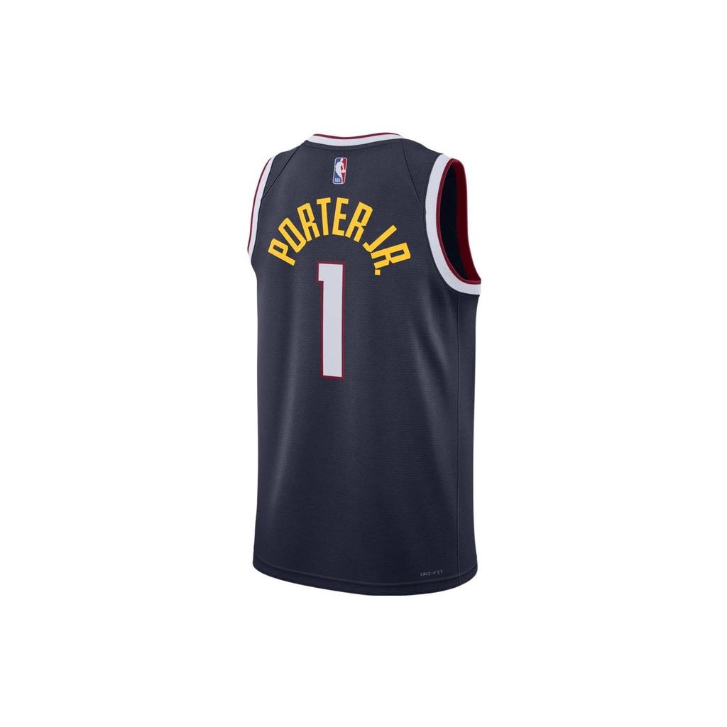 Nike NBA Team Logo Printed Sleeveless Jersey Basketball Tank - Fan Edition 22-23 Season - Denver Nuggets Jamal Murray No. 1 Unisex Tops DN2003-421