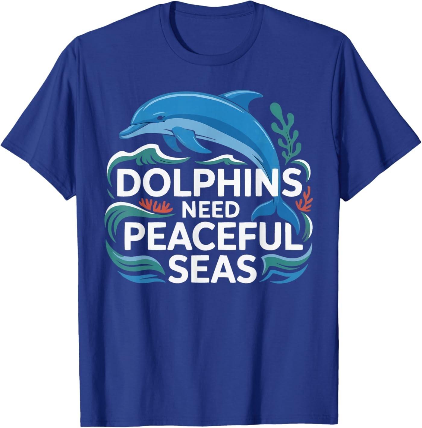 Dolphin Lover Marine Conservation Ocean Marine Biology T-Shirt S разноцветный