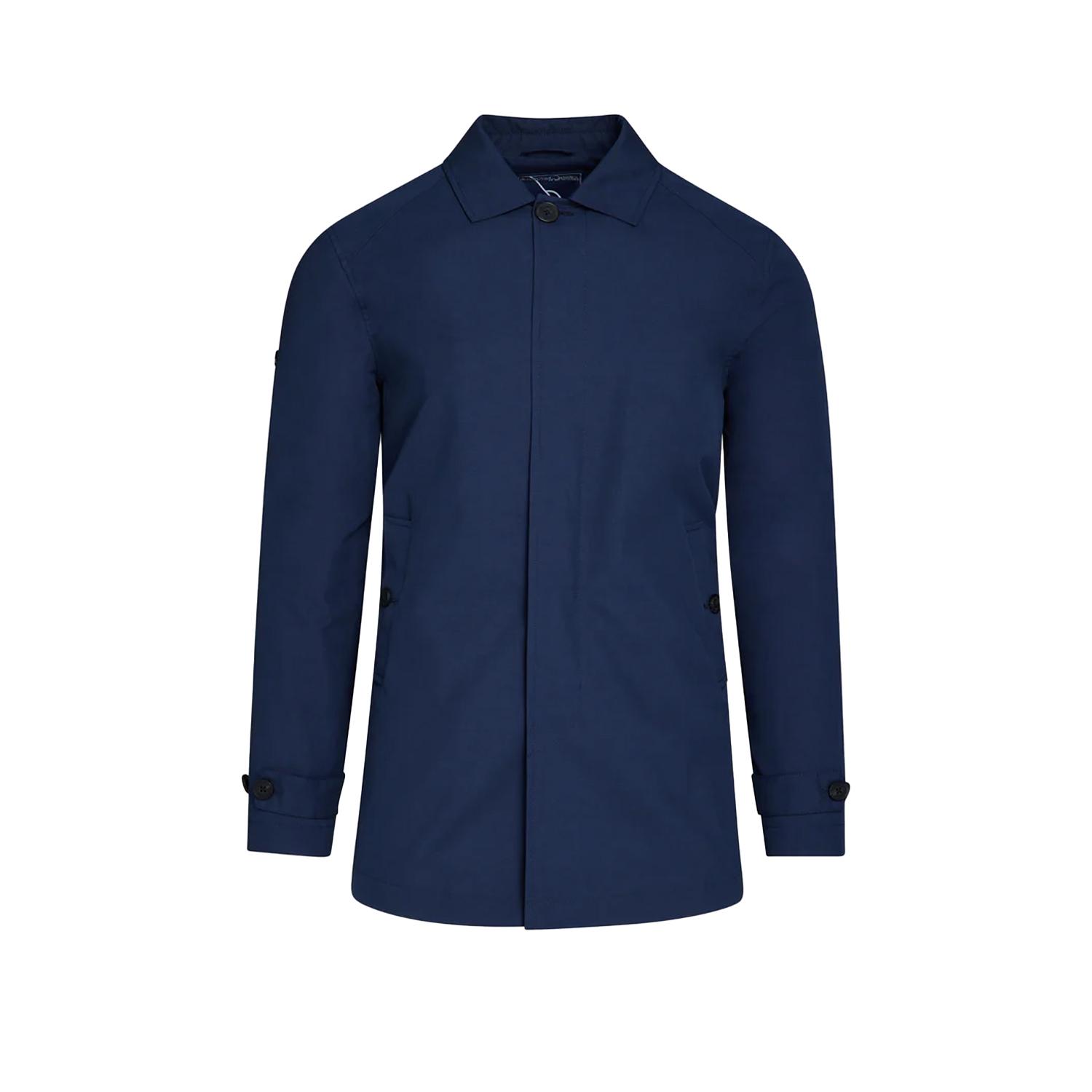 Abrigo liso para hombre Raging Bull S azul oscuro