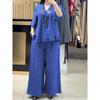 Fashionable Casual Loose Short-sleeved Plus-size Suit for Women