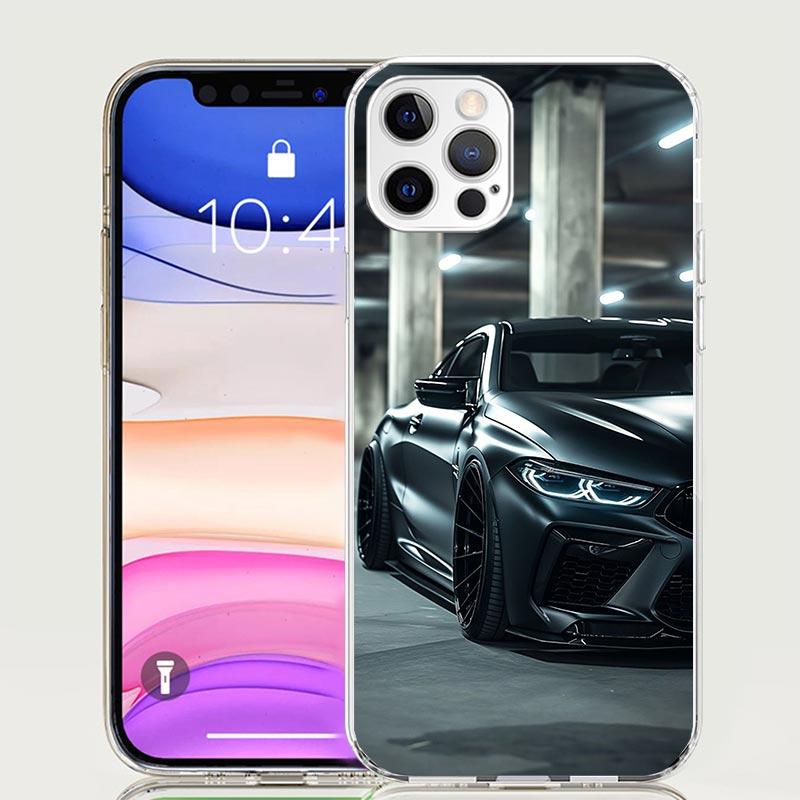 

Black White Sport for B-BMW Phone Case For iPhone 17 Air 16 15 Plus 11 14 Pro Max 13 Mini 12 7 8 + SE Pattern Art Customized Cov iPhone 13 Mini