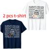 Funny Autism Letters Print Men's T-Shirts Summer Fashion Street Outdoor Casual T-shirt Tops for Men's and Women's Tees Top