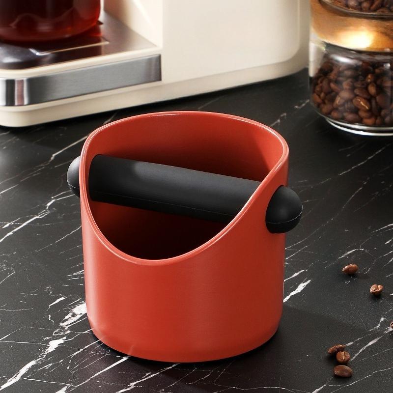 Contenitore per fondi di caffè antiurto Contenitore per fondi di caffè espresso antiscivolo con barra antiurto rimovibile Contenitore per fondi di caffè