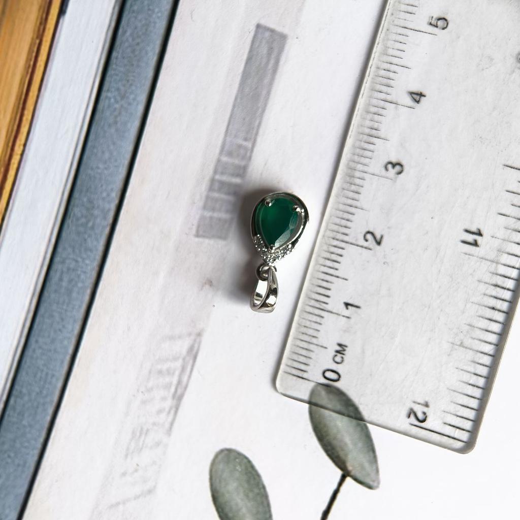 Серебряная подвеска с агатом 0.838ct (2189725)