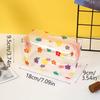 Pu Waterproof Cosmetic Bag Portable Large Capacity Transparent Wash Bag Travel Frosted Cosmetic Organizer Swimming Bag