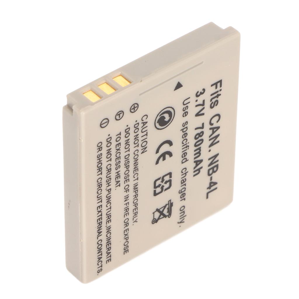 NB 4L Camera Lithium Ion Battery 780mAh 3.7V Replacement Camera Battery for IXUS 115 117 120 130
