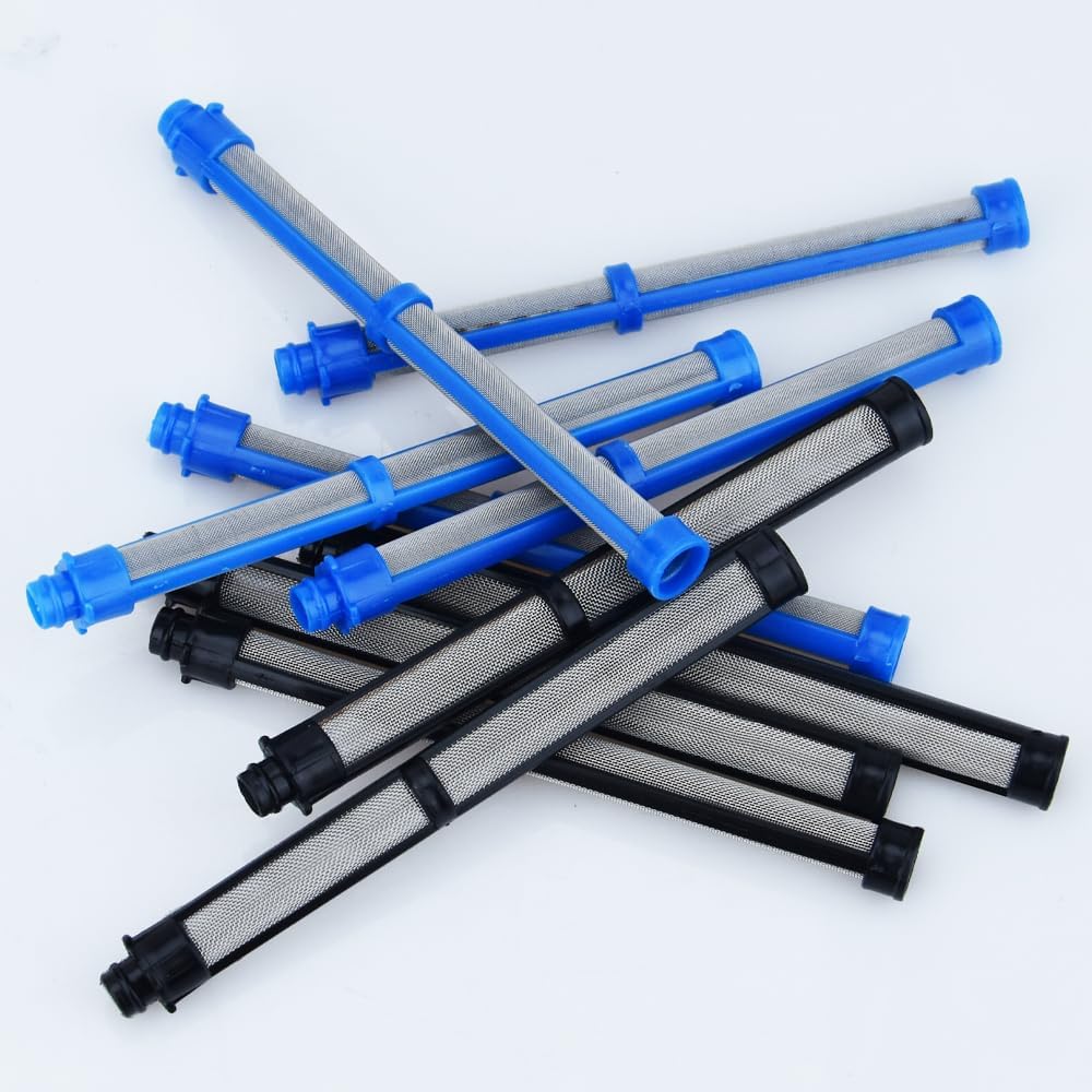 Airless Spray Gun Filter 287032 and 287033 Compatible with Suitable for Spray Gun Contractor II and FTx II Latex 60 Mesh 5pcs and 100 Mesh