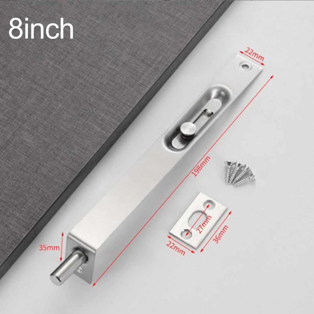 

Дверной замок с задвижкой из нержавеющей стали, скрытый раздвижной двойной дверной замок, защитный противоугонный замок, фурнитура для улучшения дома