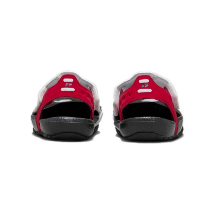 Air Jordan Flare TD White Gym Red Black Speckled Baby Sneakers CI7850-106