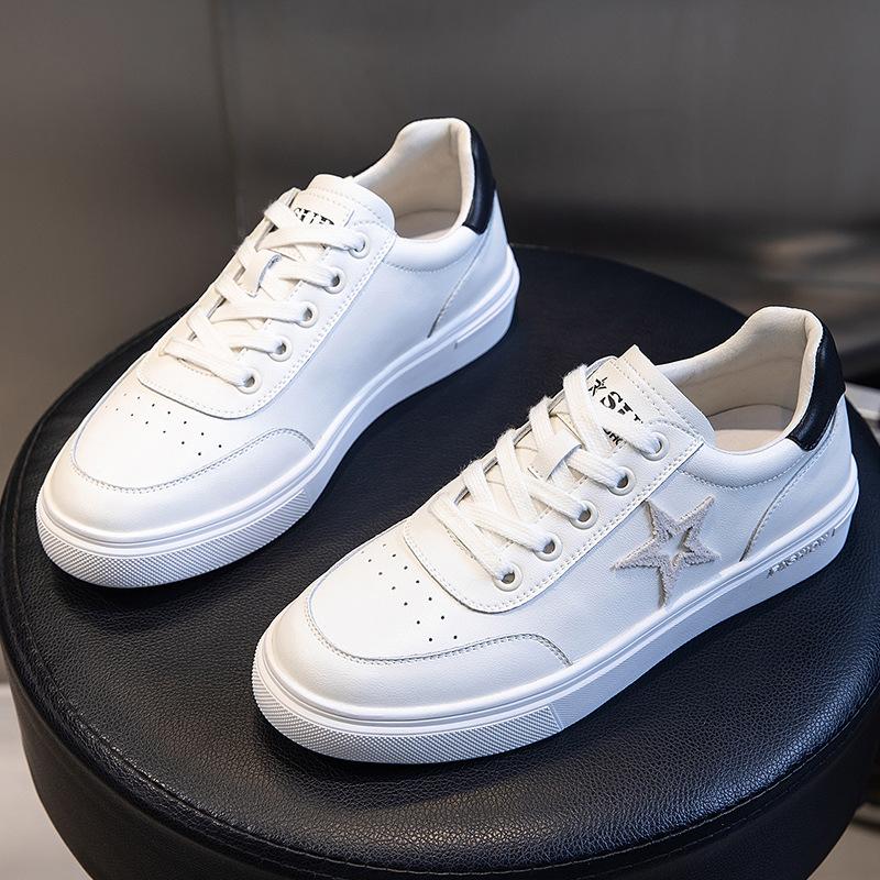 

Shoes women s spring 2025 new women s flat casual single shoes little white shoes women s celebrities genuine leather women s shoes 40