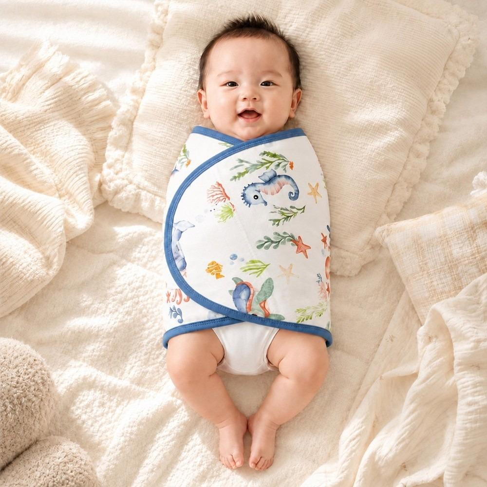 Cotton Baby Sleeping Bag Single Layer Newborn Wrap Comfortable Baby Swaddle Blanket