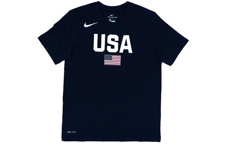 

Nike T Shirts Men s Crew Neck Moderate Straight Fit AV4352-451 S
