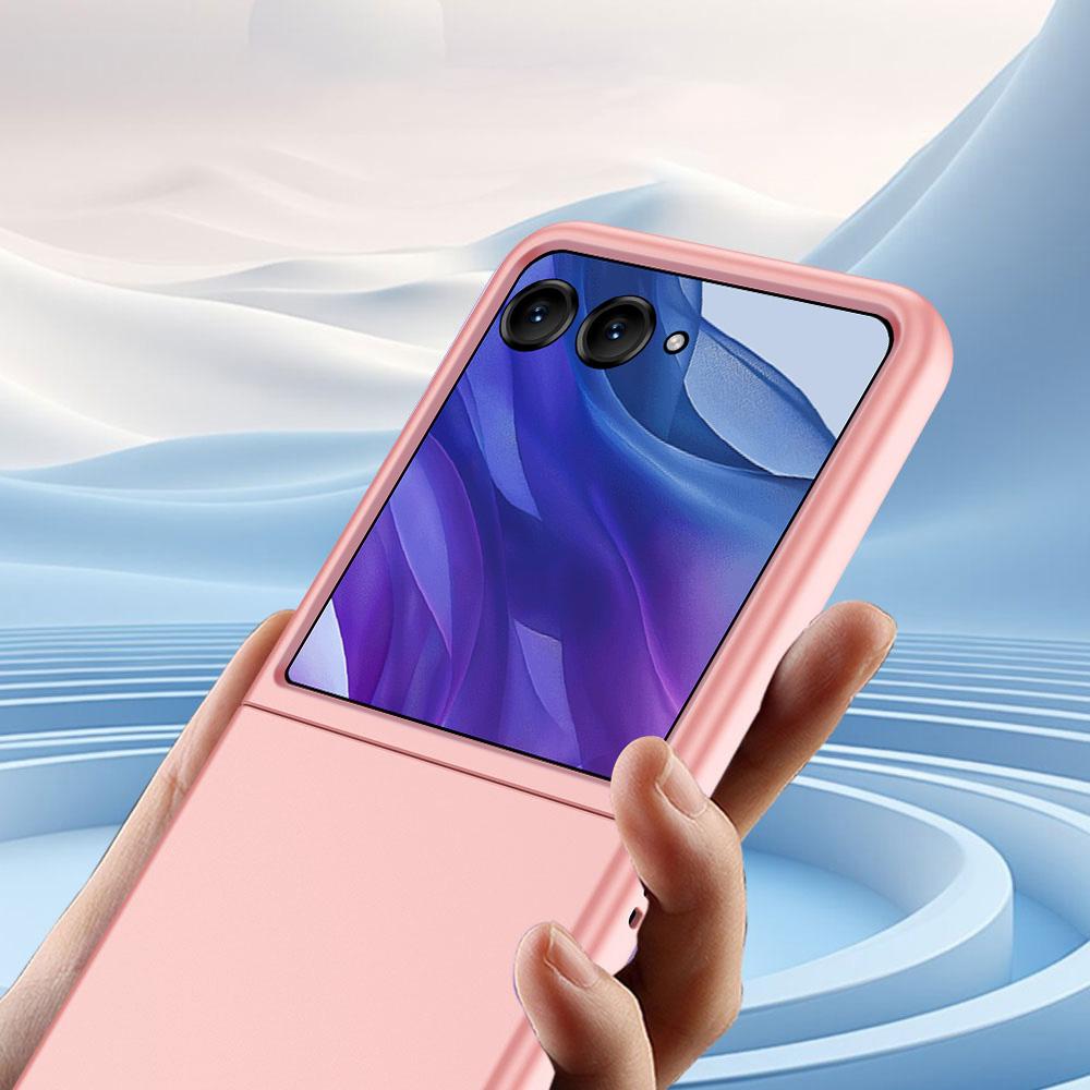 For Motorola Razr 50 Ultra 5G Case Skin-Touch Rubberized Hard PC Phone Cover