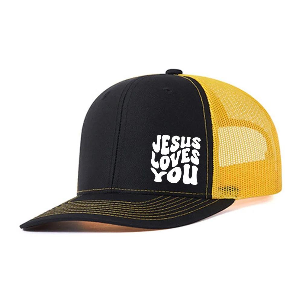 Love You Fashion Hip Hop Casual Men'S And Women'S Mesh Cap Adult Adjustable Cap Sun Hat Baseball Cap