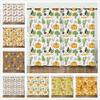 Curtains Cartoon Vegetables Pumpkin Digital Printing Blackout Curtains European And American Free Punching