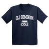 Old Dominion Monarchs Arch Logo Youth T Shirt - Navy
