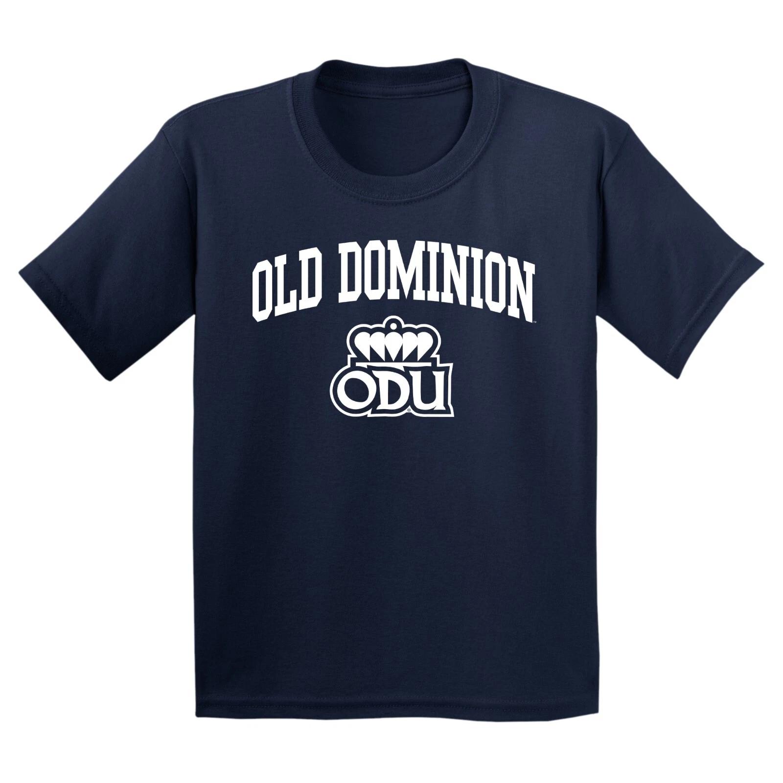 Old Dominion Monarchs Arch Logo Youth T Shirt - Navy 2XL