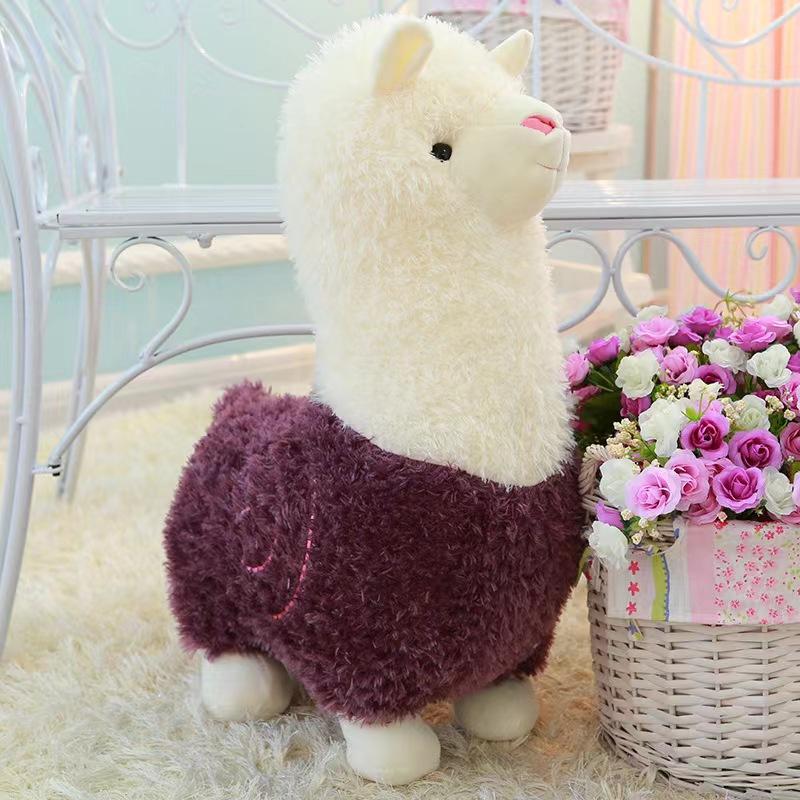 Plush Toy Alpaca Doll Stuffed Toy Lamb Doll Sleeping Pillow Children's  Holiday Gifts