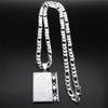 Muslim Arabic Quran Islam Arab Pendant Necklace for Women Men Stainless Steel Silver Color Religion Necklaces Jewelry Gift N7439