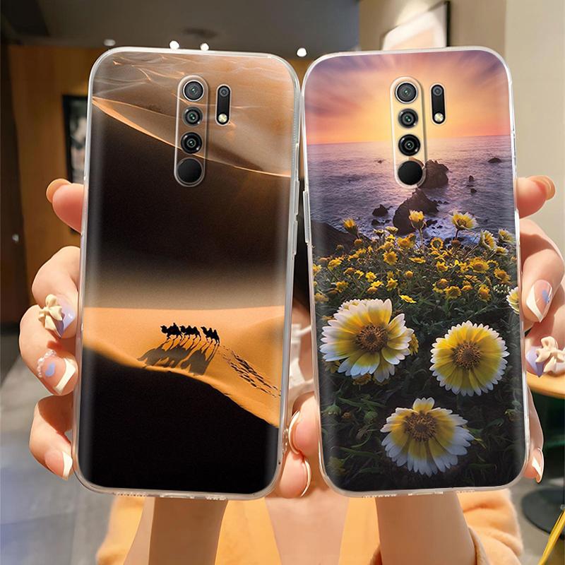 Phone Case For Xiaomi Redmi 9 Cute Panda Phone Cover For Redmi 9 Prime Redmi9 Cases Funda Soft Silicone Protective Back Cover