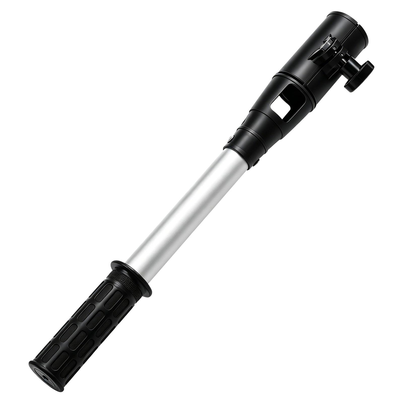 18 Inch Outboard Motor Tiller Extension Handle Aluminum Telescoping Boat Extension Bar for 35-40mm Tiller Trolling Motor Handle