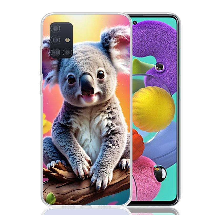 

Koala Kawaii Cute Animal Phone Case For Samsung Galaxy A52 A32 A22 A12 A02S A50S A30S A51 A31 AA71 Note 20 Ultra 10 S10 Plus Gal Samsung S10
