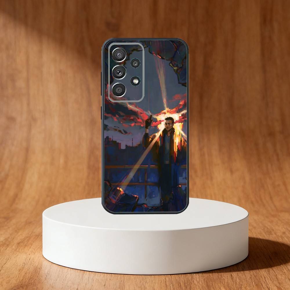G-Game D-Disco E-Elysium Phone Case For Samsung S25,S24,S21,S22,S23,S30,Ultra,S20,Plus,Fe,Note,10,9,5G Black Cover