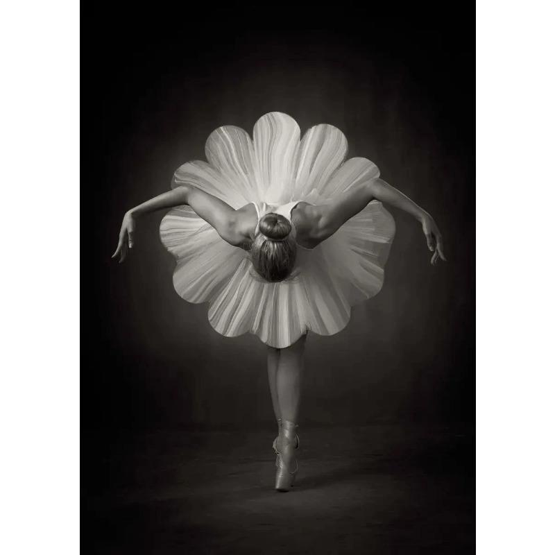 

Балерины черно-белые винтажные постеры и принты печать на холсте настенное искусство картина для танцевальной комнаты гостиная домашний декор 21cm×30cm NoFrame