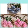 Formal Wedding Decor Silk Rose Bouquet With Realistic Design For Home And Event Use