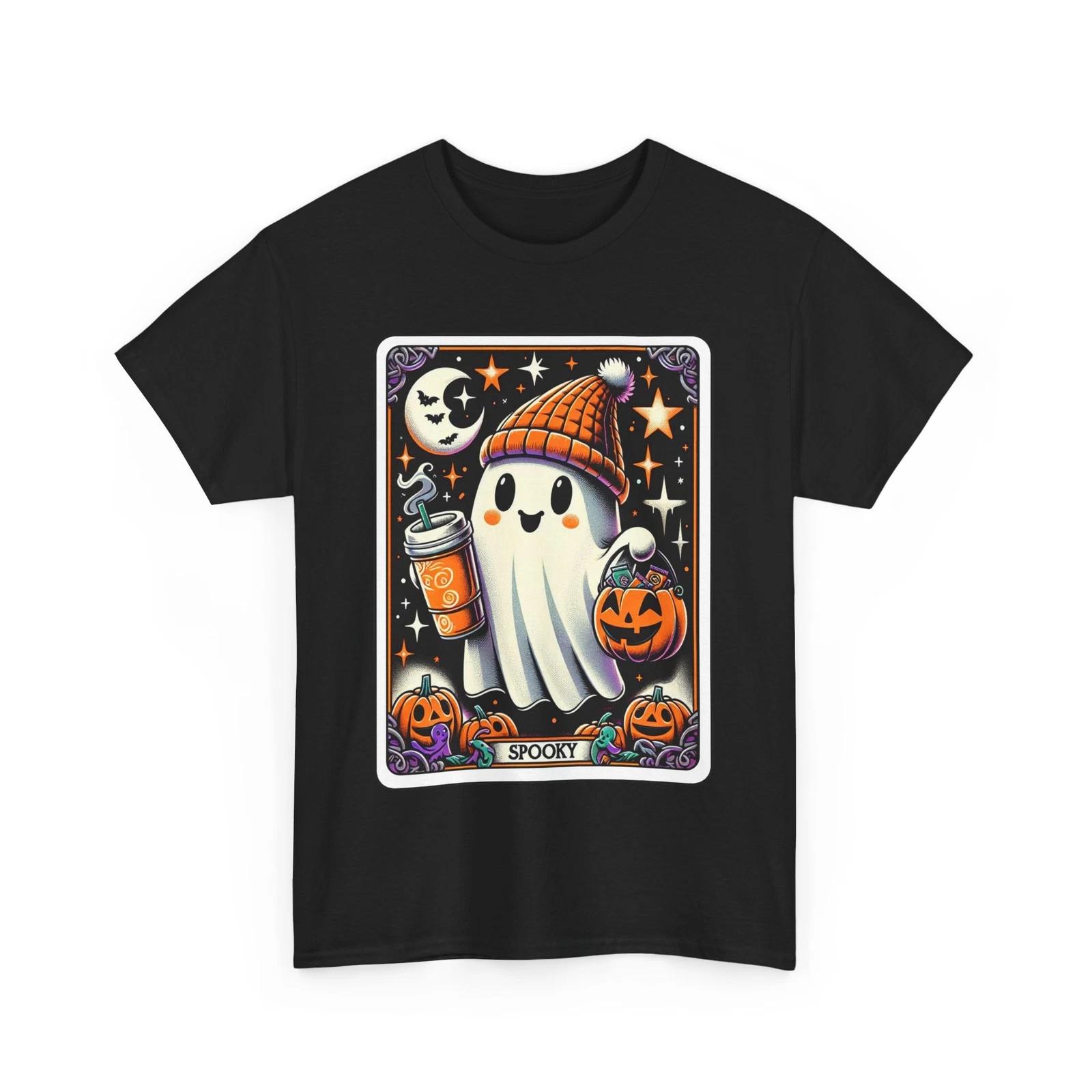 

Glow in the Dark Ghost T-Shirt | Spooky Halloween Tee | Haunted Vibes Shirt 3XL