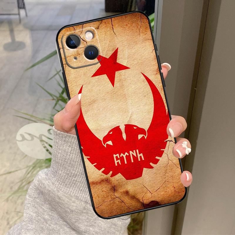 Türkei Türkische Flagge Hülle Für iPhone 17 Air 16 15 14 13 11 12 Pro Max Plus 12 13 Mini 16e 17 Pro Max Rückseite