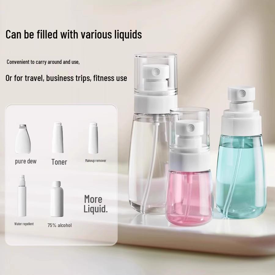 Flacone Spray Portatile a Nebbia Ultrafine per Idratazione Facciale e Viaggio, Perfetto per Piccole Quantità di Alcol o Altri Liquidi