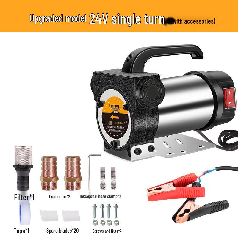 LmLaVa Self-Priming Electric Oil Pump 12V/24V/220V - Diesel & Fuel Extractor