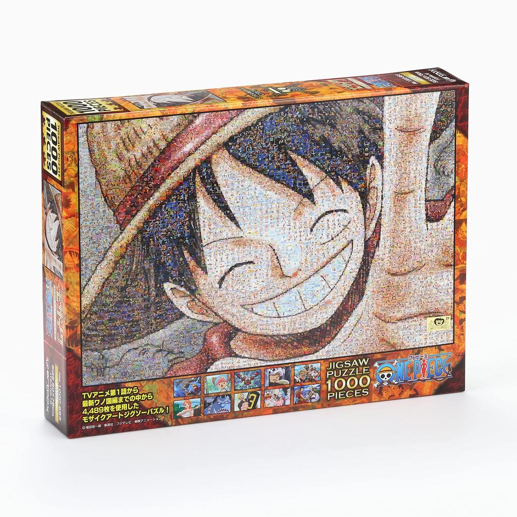 Ensky ONE PIECE Mosaic Art 50 x 75 cm Jigsaw Puzzle 1000 Pieces JIGSAW PUZZLE Ages 6 and up [Luffy] 1000-583