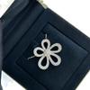 Luxury Sunflower & Clover Pendant Necklace: Non-Fading, Full Diamond Clavicle Jewelry for Women