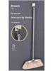 Upgraded Stainless Steel Broom and Dustpan Set with Wear-Resistant, Thickened Handle and Integrated Scooping Bucket